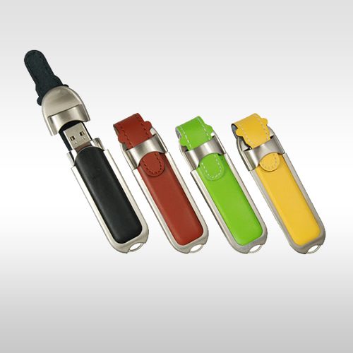 Кожена Usb flash памет 533, рекламни сувенири, сувенир USB