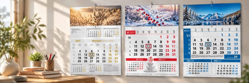 Модели Работни Календари 1 тяло
