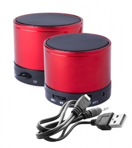 Bluetooth "Martins" bluetooth speaker-red-