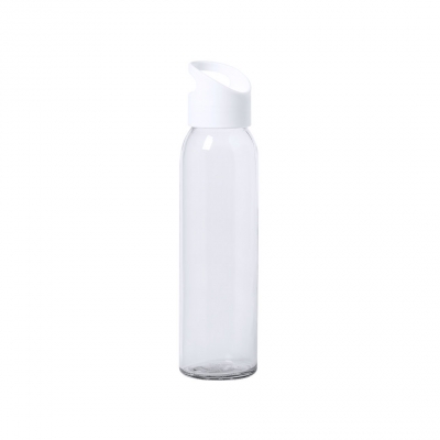 Прозрачна стъклена спортна бутилка Tinof, 470 ml