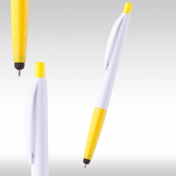 iPen химикалка 80636 бяло/жълто