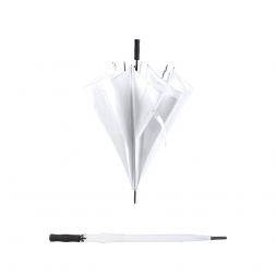 Автоматични чадъри с дълга дръжка AP721148-01 бял