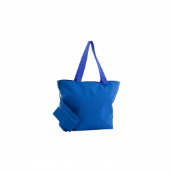 Плажнa чантa от полиестер с козметична чантичка AP731424-06 синя