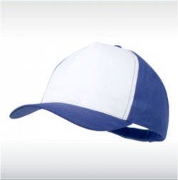 Синя/бяло бейзболна шапка
