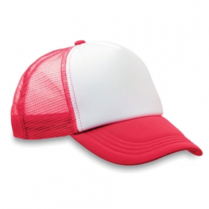 Червена бейзболна шапка  с мрежа AP781046-05