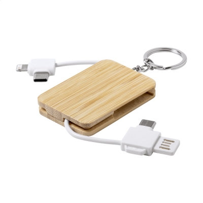 Edulis USB кабел за зарядно устройство с ключодържател