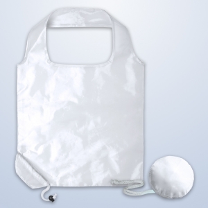 рекламни торби Бяла Полиестерна Торбичка/White Polyester Bag